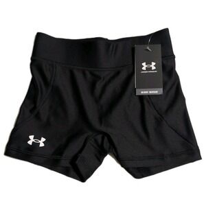 Under Armour HeatGear‎ Rush Compression Shorts Womens XS Black Team Shorty 3 NWT